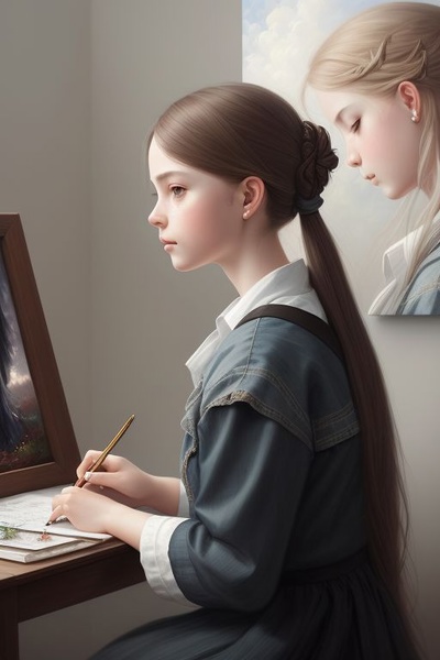 Brushstrokes of Imagination: Stories Inspired by Paintings