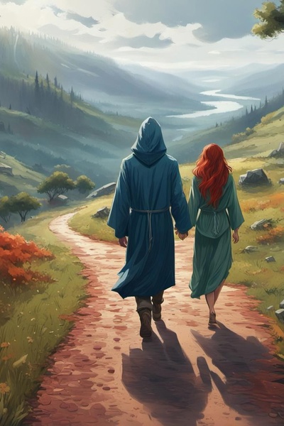The Seeker and the mysterious Stranger - Walking the path together