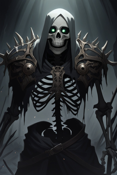 All bones, no flesh (Monster MC, Fantasy)